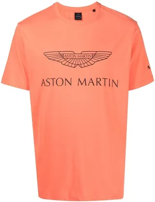 AMR logo-print short-sleeve T-shirt