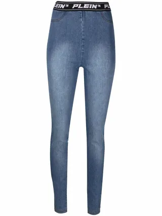 Logo-Waistband Leggings