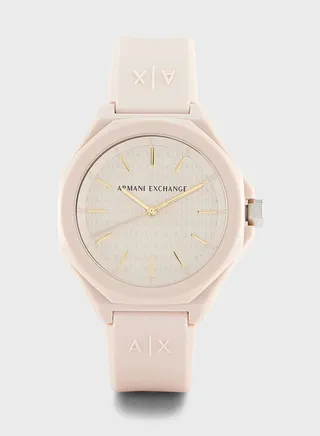 Andrea Silicone Strap Analog Watch