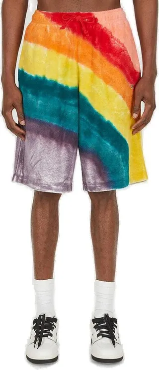 Acne Studios Rainbow Print Sweat Shorts