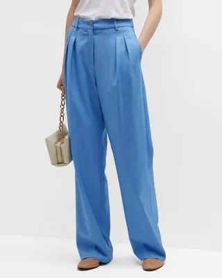 Pleated Suiting Pants