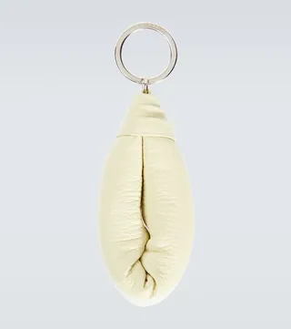 Leather keychain