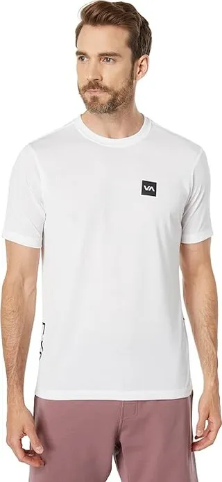 RVCA 2X Short Sleeve Tee (White) Men's Clothing