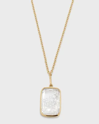 Ten Fourteen Diamond Shaker Pendant in 18K Gold