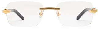 Cartier Rectangular Frame Glasses