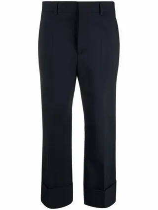 Cropped Tailored Trousers
