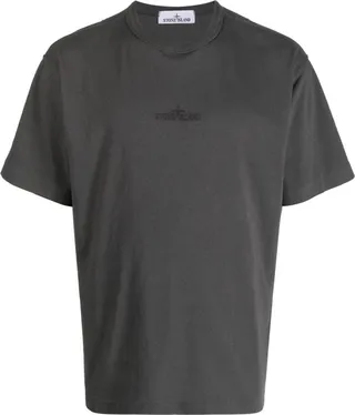 embroidered-logo cotton T-shirt