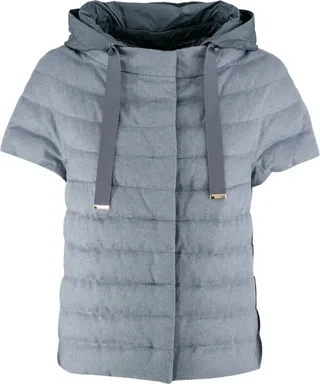Herno Short-Sleeved Quilted Padded Jacket