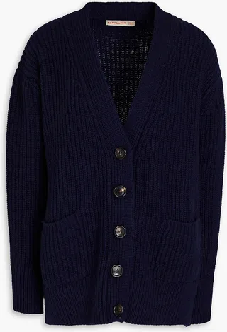 Kira ribbed wool cardigan