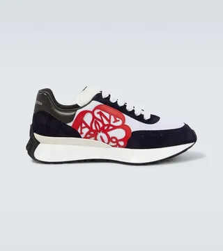 Sprint leather sneakers