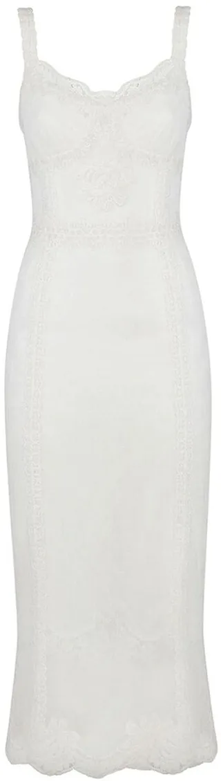 Sweetheart-Neckline Lace Sheath Dress