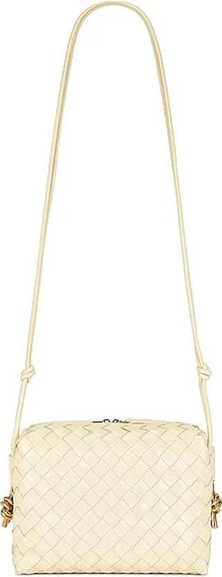 Bottega Veneta Small Loop Metal Knot Bag in Yellow