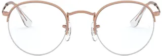 48mm Round Blue Light Blocking Filtering Glasses