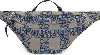 JW Anderson Logo Jacquard Zipped Belt Bag