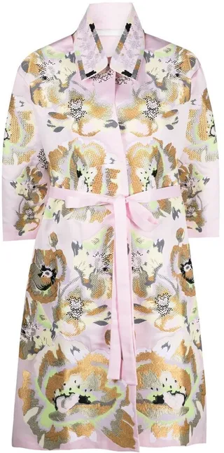 Extasy midi trench coat