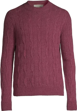Cable-Knit Cashmere Sweater