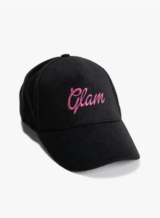 Slogan Embroidered Cap Hat
