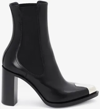 Women's Punk Chelsea Boot In Black