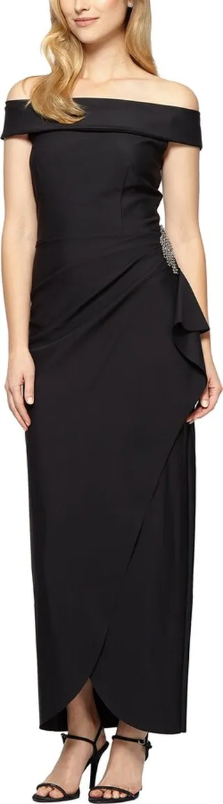 Long Off The Shoulder Dress