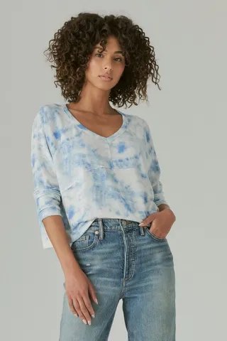 Cropped Boxy Cloud Jersey Crew