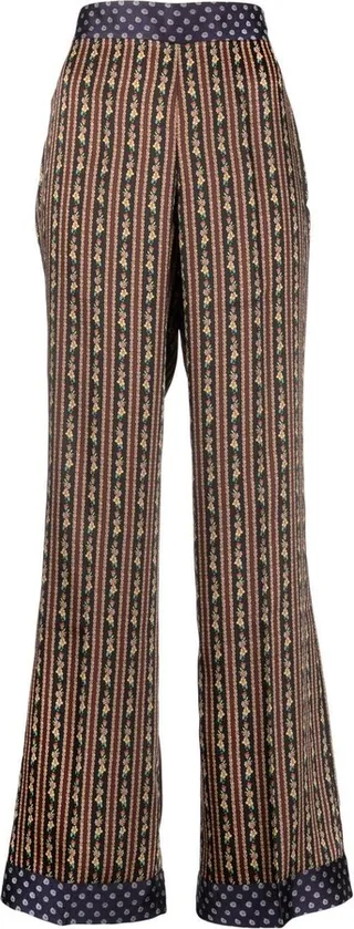 Esposito floral-print trousers