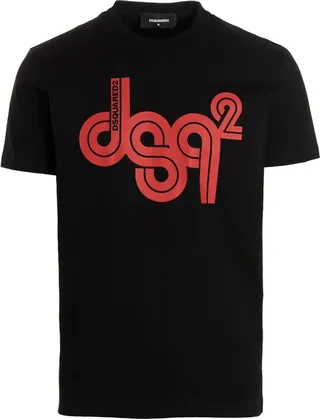 Dsquared2 Logo Print Crewneck T-Shirt