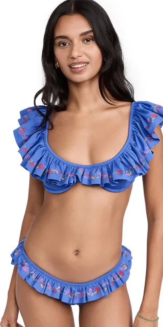 CAROLINE CONSTAS Anastasia Bikini Top