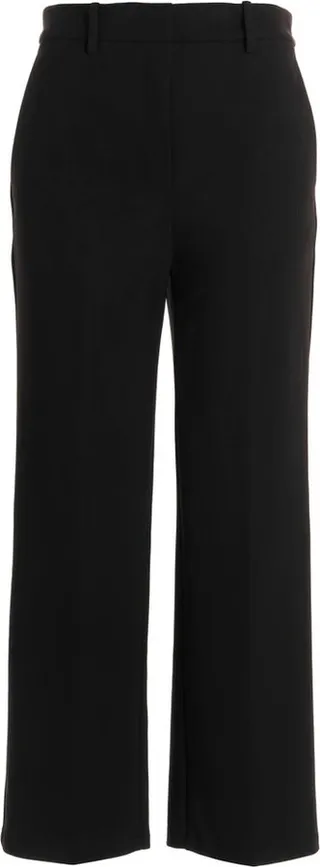 Theory Cropped High-Waist Pants