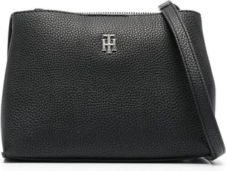 Element monogram-plaque crossbody bag