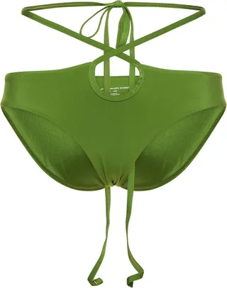 Looped tie bikini bottom