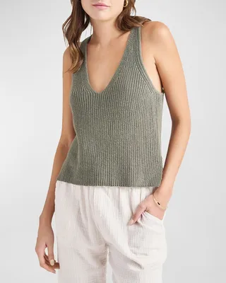 Deirdre Racerback Sweater Tank Top
