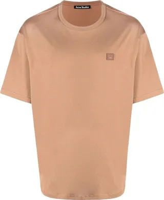 face-patch T-shirt