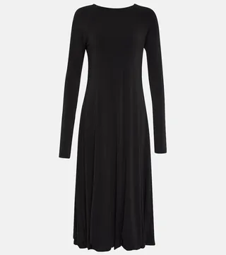 Jersey midi dress