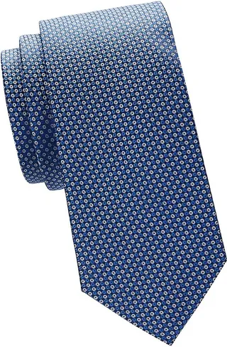 Geometric Silk Tie