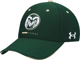 Men's Under Armour Green Colorado State Rams Blitzing Accent Performance Adjustable Hat