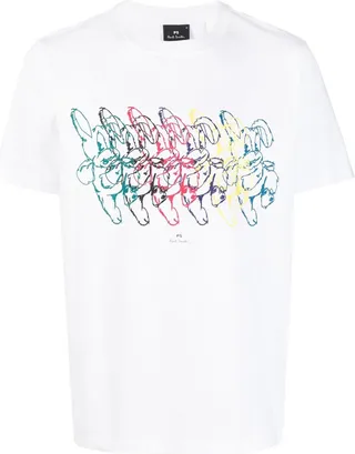 graphic-print cotton T-shirt