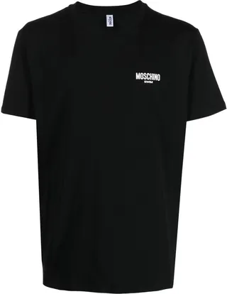 logo-embossed short-sleeve T-shirt
