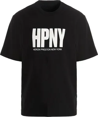 Heron Preston Logo Printed Crewneck T-Shirt
