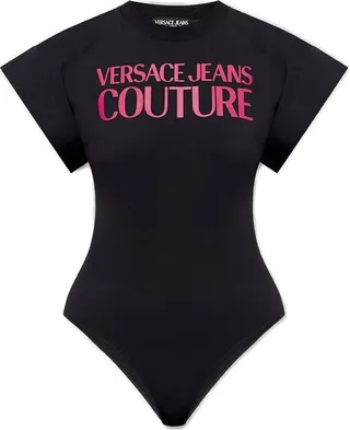 Versace Jeans Couture Logo-Printed Bodysuit