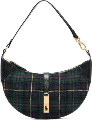 ID tartan shoulder bag
