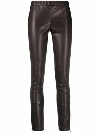 Lambskin Skinny-Fit Trousers