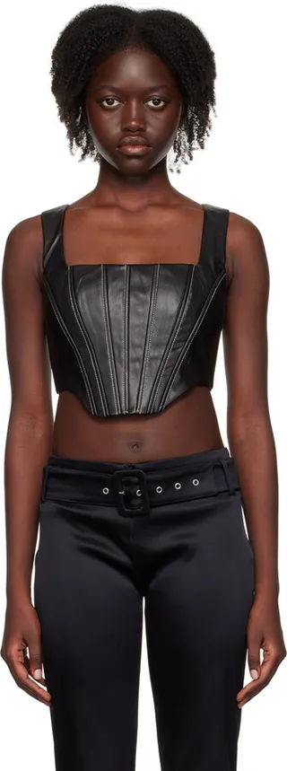 Staud Black Alice Camisole