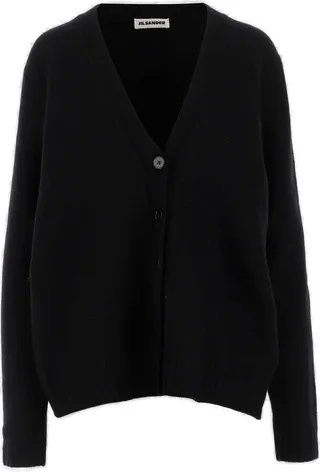 Jil Sander V-Neck Knitted Cardigan