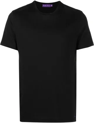 Script logo-embroidered cotton T-shirt