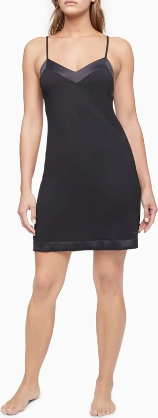 Calvin Klein Satin-Trim Chemise Nightgown QS6531