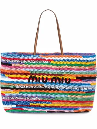 Large Crochet Tote Bag