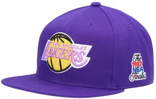 Men's Purple Los Angeles Lakers Hardwood Classics The Champs Fitted Hat