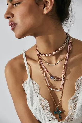 Academia Layered Necklace by Free People