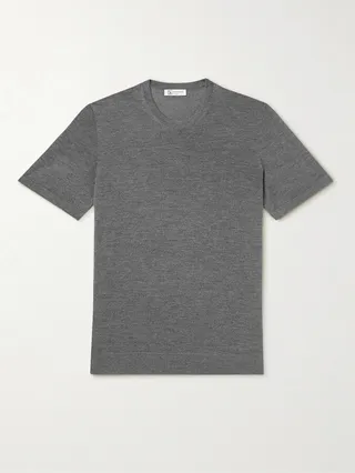 Cashmere and Silk-Blend T-Shirt