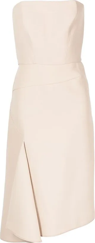 Off-Shoulder Sleeveless Midi Dress